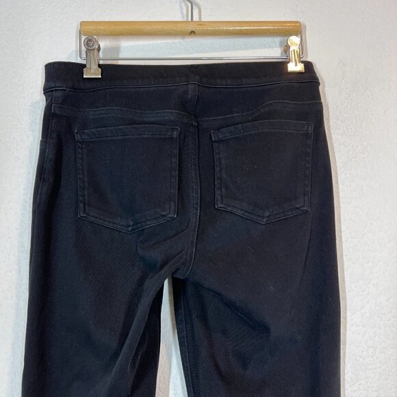 Spanx Jean Pants Leggings Black Ankle Pull On Medium - Picture 8 of 13